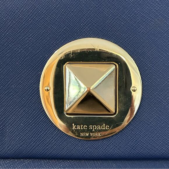 $158 KATE SPADE Sally Newbury Lane Blue Saffiano Leather Crossbody Shoulder Bag - Picture 3 of 12